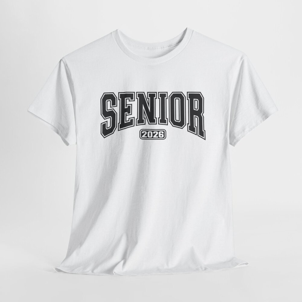 Senior 2026 High School T-shirt Graphic Black Design Print Tee Unisex